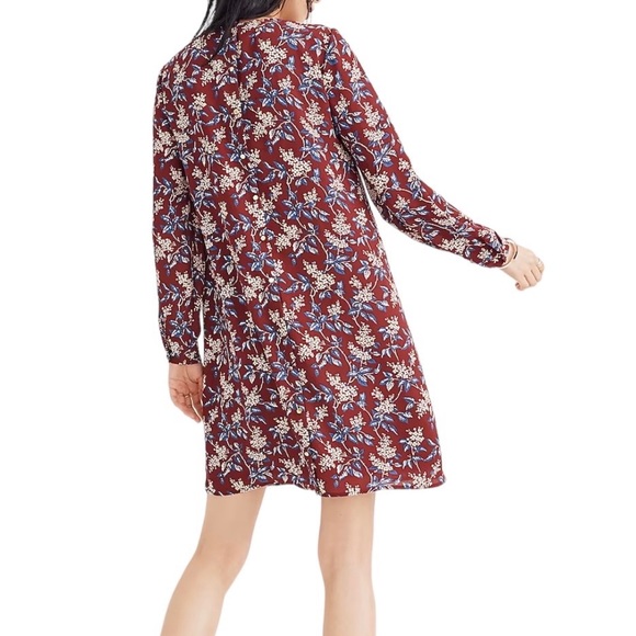 Madewell Button-Back Dress in Antique Flora Large NWT - Picture 4 of 11